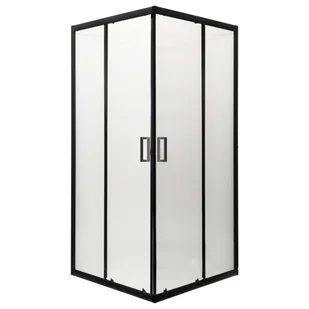 Kerra Soho Square Black 80 Kwadratowa kabina prysznicowa bez brodzika - Kabiny prysznicowe - miniaturka - grafika 1