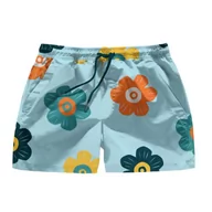 Kąpielówki męskie - Averie Męskie szorty Manzur Board, białe, XS, biały, XS - miniaturka - grafika 1