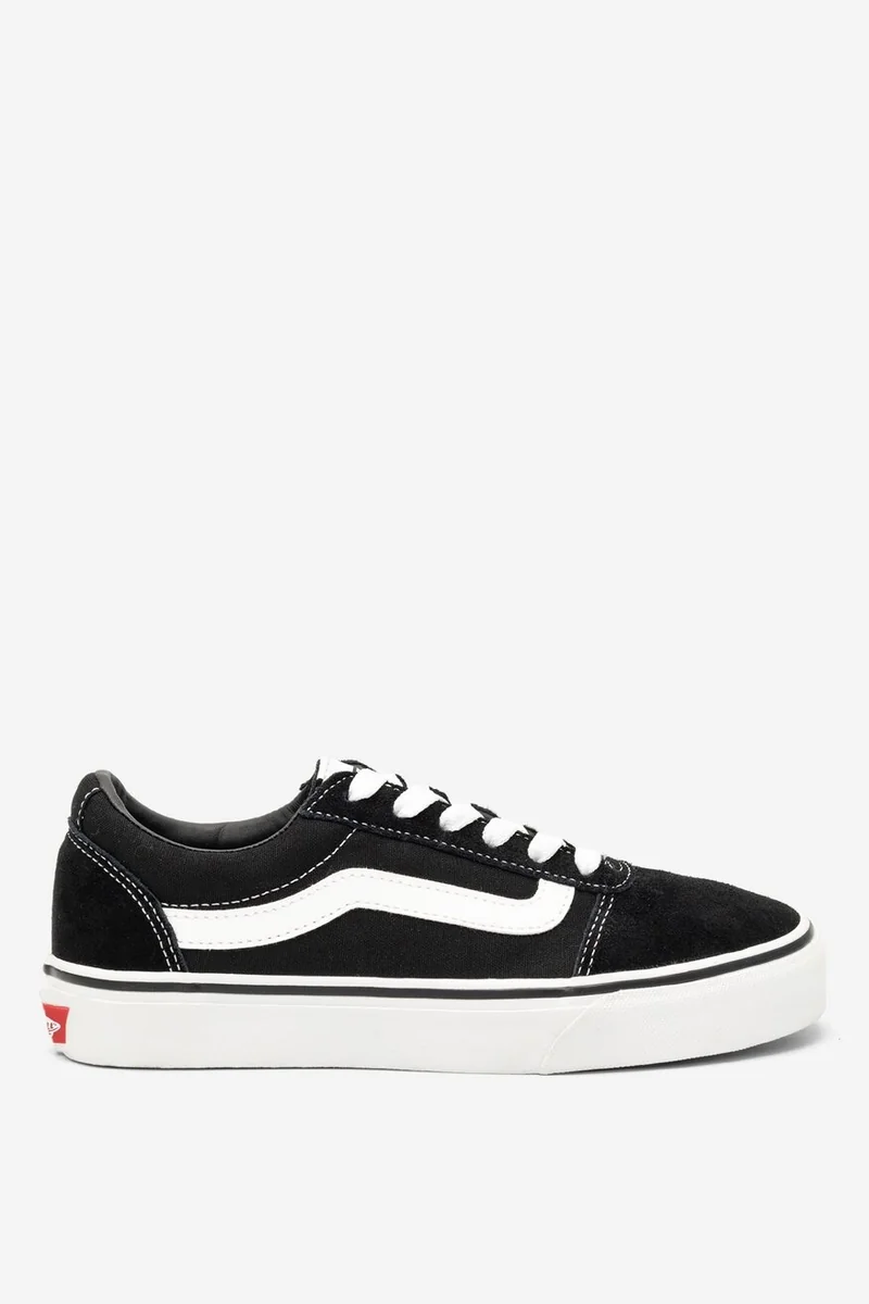 VANS WARD TRAMPKI DAMSKIE KLASYCZNE CZARNE SZNUROWANE SKÓRA 37 16OA