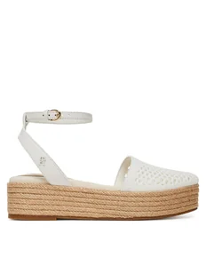 Tommy Hilfiger Espadryle Knit Mesh Espadrille Platform FW0FW08743 Biały - Espadryle damskie - miniaturka - grafika 1