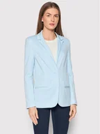 Marynarki i żakiety damskie - Brave Soul Marynarka LJK-TIFFANY Błękitny Regular Fit - miniaturka - grafika 1