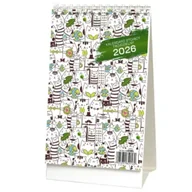 Kalendarze - Kalendarz 2026 stojący trójdzielny koty - miniaturka - grafika 1