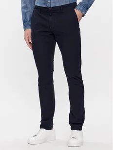 Guess Spodnie materiałowe M4RB29 WFYTA Granatowy Slim Fit - Spodnie męskie - miniaturka - grafika 1