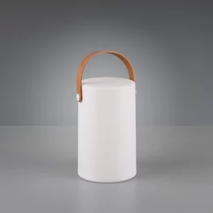 Trio Leuchten Designerska lampa stołowa zewnętrzna  biała  ładowalna z RGB IP44 - Stephan - Lampy ogrodowe - miniaturka - grafika 1