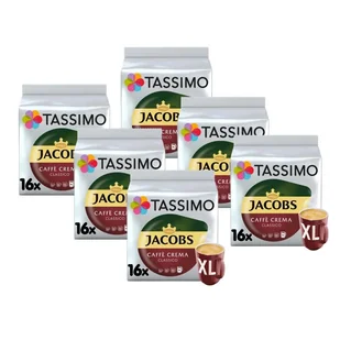 ZESTAW - Kapsułki Tassimo Jacobs Caffe Crema Classico XL 6x16 szt. - Kawa w kapsułkach i saszetkach - miniaturka - grafika 1