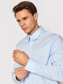 Koszule męskie - Guess Koszula Sunset M1YH20 W7ZK1 Błękitny Slim Fit - miniaturka - grafika 1