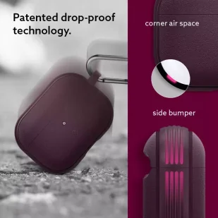 Caseology vault apple airpods pro 1 burgundy - Akcesoria do słuchawek - miniaturka - grafika 10