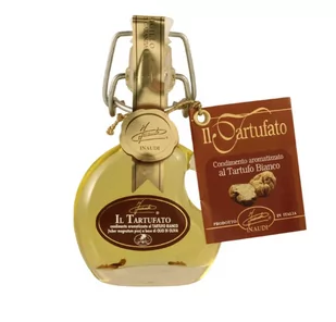 Oliwa extra vergine z oliwek z dodatkiem białej trufli - Il Tartufato al Tartufo bianco 40ml / Inaudi - Zdrowa żywność - miniaturka - grafika 1