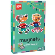 Układanki dla dzieci - Apli Kids Magnetyczna układanka Apli Kids - Postacie - miniaturka - grafika 1