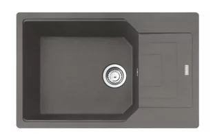 Franke Urban UBG 611-78 XL GSC Zlewozmywak granitowy jednokomorowy 78x50 cm kamienny szary 114.0687.281 - Zlewozmywaki - miniaturka - grafika 1