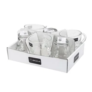 Szklanka z uchem Ellen 250 ml 27760 bezbarwny - Szklanki - miniaturka - grafika 1