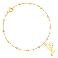 Bransoletki - Złota bransoletka stetoskop - miniaturka - grafika 1