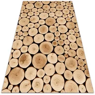 Dywany - Wewnętrzny dywan winylowy Przekrój pnia 80x120 cm - miniaturka - grafika 1