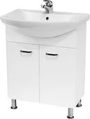 Szafki łazienkowe - SZAFKA PODUM. ALPINA OMEGA 65 BIAŁA DSM FSC MIX70% SGSCH-COC-007574 - miniaturka - grafika 1