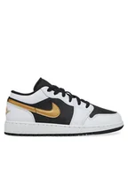 Buty dla dziewczynek - Nike Sneakersy Air Jordan 1 Low (GS) 553560 172 Granatowy - miniaturka - grafika 1