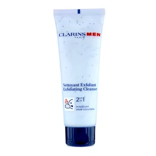 Clarins Men Exfoliant Cleanser Peeling oczyszczający 125 ml - Peelingi i scruby do twarzy - miniaturka - grafika 1