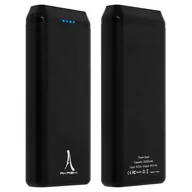 Powerbanki - Zewnętrzna ładowarka power banku 20000mAh 2x porty USB Port Micro USB Akashi Black - miniaturka - grafika 1
