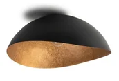 Lampy sufitowe - Plafon vintage sypialniany SOLARIS 40606 Sigma kopułowy czarny miedziany - miniaturka - grafika 1