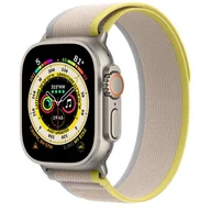 Akcesoria do zegarków - Apple Trail w kolorze żółtym/beżowym do koperty 49 mm M/L - Kup na Raty - - miniaturka - grafika 1