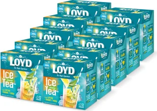 Loyd Ice Tea - Zestaw 10 Sztuk Cytryna Limonka Mięta Mrożona Herbata Woda Smakowa Cold Brew Bez Cukru - Herbata - miniaturka - grafika 1