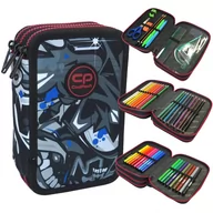 Piórniki - PIÓRNIK POTRÓJNY Z WYPOSAŻENIEM COOLPACK JUMPER 3 STREET ART - miniaturka - grafika 1