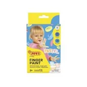 Farby i media malarskie - Farby do malowania palcami 6x35ml Pastel JOVI - miniaturka - grafika 1