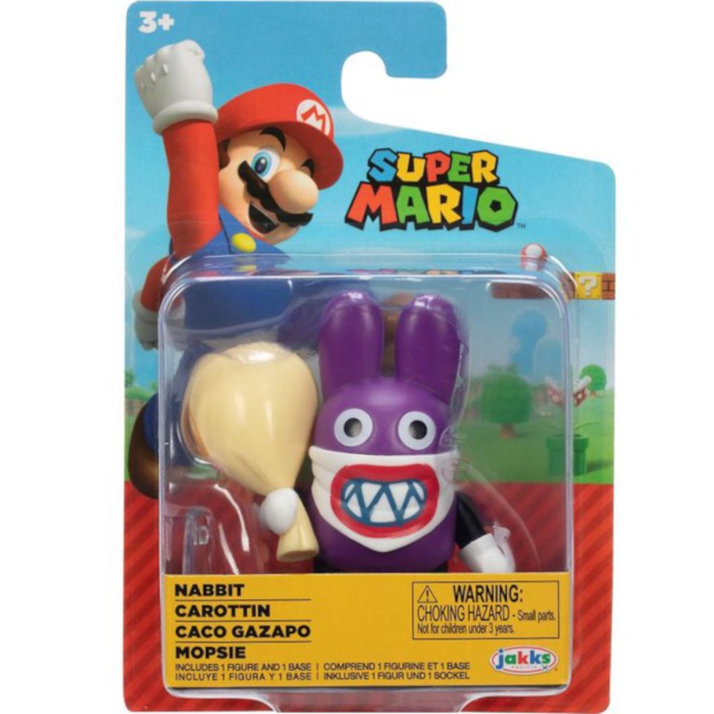 SUPER MARIO NINTENDO JAKKS PACIFIC ORYGINALNA RUCHOMA FIGURKA NABBIT