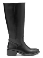 Kozaki damskie - C M Paris Kozaki w kolorze czarnym - miniaturka - grafika 1