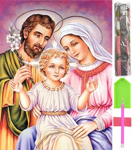 HAFT DIAMENTOWY 5D Zestaw Obraz MOZAIKA 40*60cm - Zabawki kreatywne HAFT DIAMENTOWY 5D Zestaw Obraz MOZAIKA 40*60cm - Zabawki kreatywne - miniaturka - grafika 1