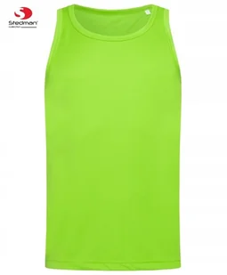 Koszulka Top Sportowy Męski Active Sports STEDMAN 8010 ZIELONY KIWI Roz 2XL - Koszulki męskie - miniaturka - grafika 1