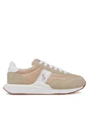 Buty dla dziewczynek - Polo Ralph Lauren Sneakersy Train 89 Sport RL02441272 Beżowy - miniaturka - grafika 1