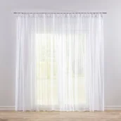 Firany - Dekoria Firana woalowa na szelkach 300x260cm biały/ołowianka 300 × 260 cm Woale 1366-901-00 - miniaturka - grafika 1