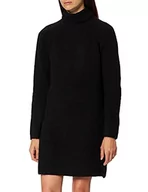 Sukienki - PIECES PELLEN damska sukienka z dzianiny, czarny, M - miniaturka - grafika 1