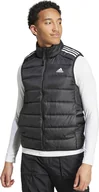 Kamizelki męskie - Adidas Kamizelka męska adidas Essentials 3-Stripes Light Down czarna HZ5728 L - miniaturka - grafika 1
