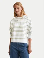 Bluzy damskie - Marc O'Polo Denim Bluza 500 0006 574 Zielony Oversize - miniaturka - grafika 1