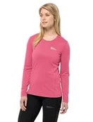 Koszulki i topy damskie - Jack Wolfskin Damska koszulka turystyczna Sky Thermal L/S W - miniaturka - grafika 1