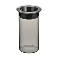 Pojemniki kuchenne - Hario Colors Canister Pojemnik szklany szary 400 ml - miniaturka - grafika 1