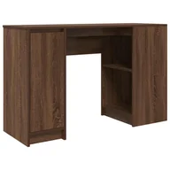 Biurka - vidaXL Biurko Brązowy Dąb 120x42x76 cm Drewno klejone - miniaturka - grafika 1