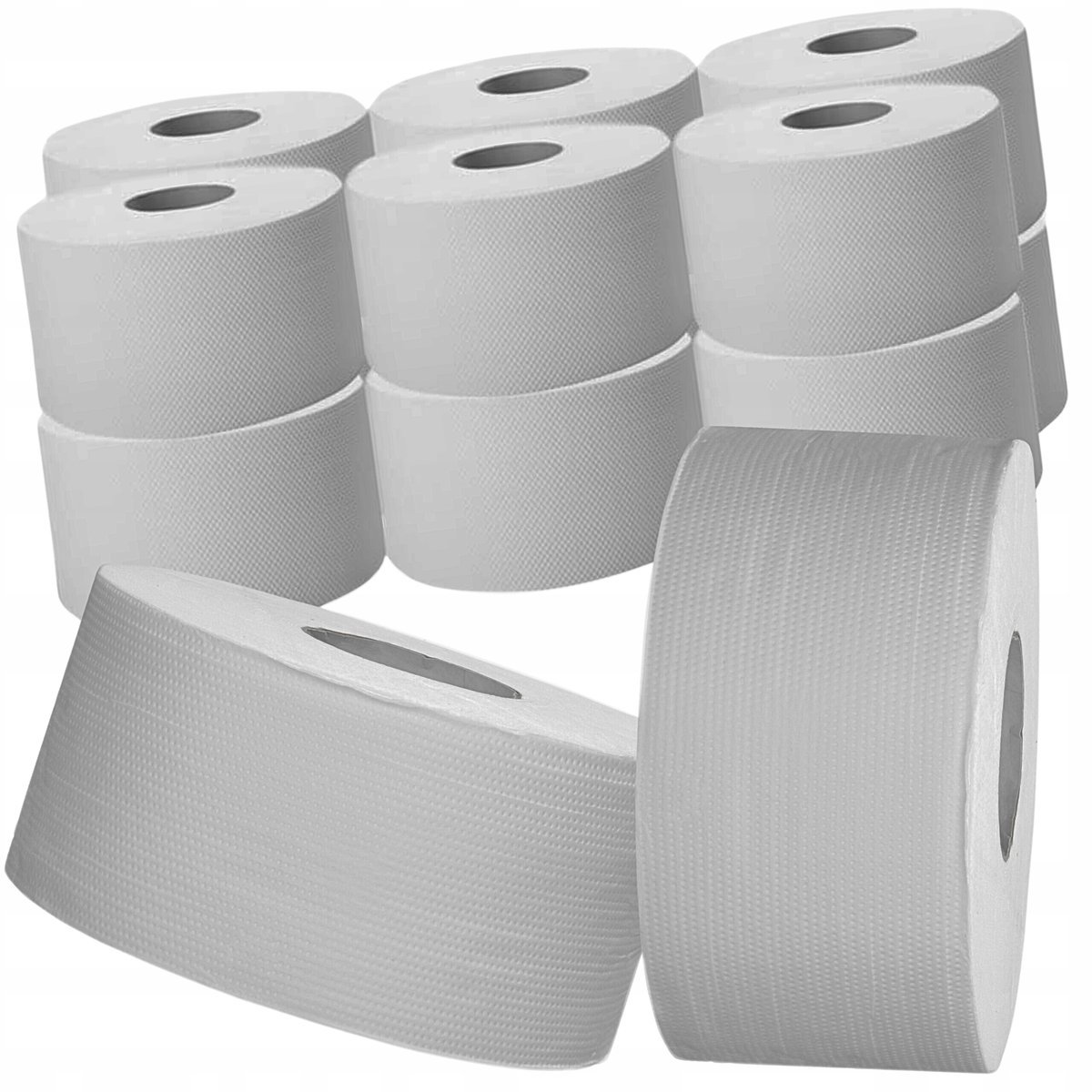 Papier toaletowy do podajnika Jumbo Szary 120m 12 rolek - 1440mb makulatura