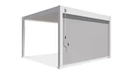 Kratki i pergole - Roleta opuszczana do pergoli ELEGANCE/DELUXE/FUSION 4 m White - Gutroof - miniaturka - grafika 1