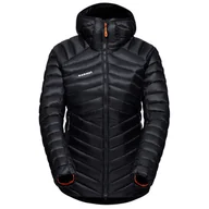 Kurtki i kamizelki sportowe damskie - Kurtka damska Mammut Broad Peak IN Hooded Jacket Women Rozmiar: L / Kolor: czarny - miniaturka - grafika 1