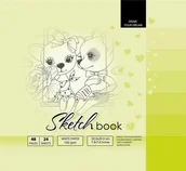 Przybory szkolne - Szkicownik 200x200/48K 100g TW FRESH Nowa - miniaturka - grafika 1