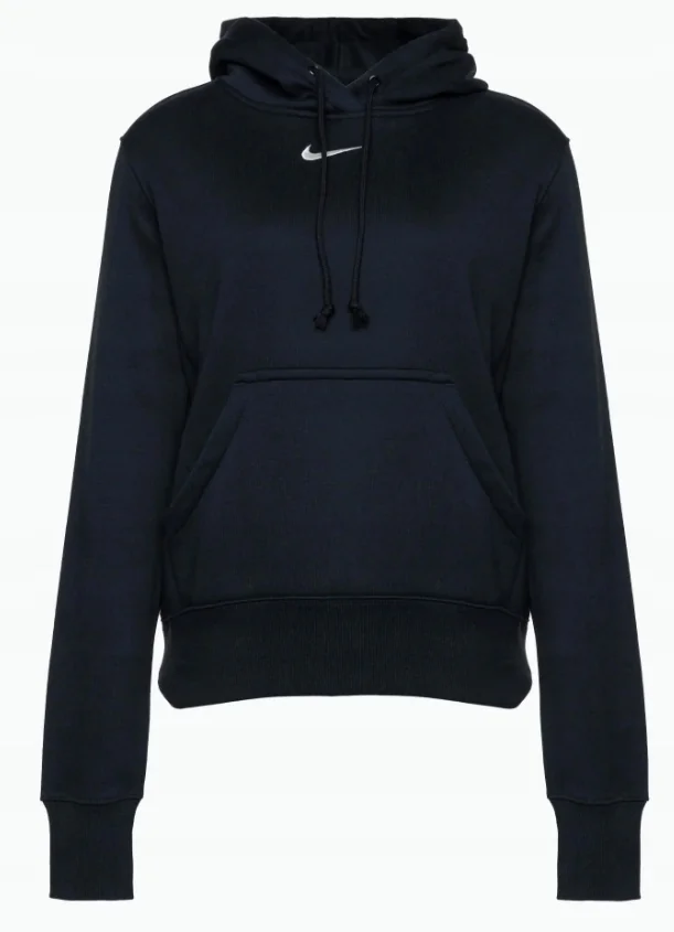 Bluza damska dresowa Nike Sportswear Phoenix Flece czarna bawełniana XS