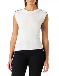 Morgan Sweter damski, Off White, XS - Swetry damskie - miniaturka - grafika 1