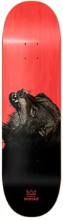 NOMAD deck NOMAD THE WOLF DECK Red - Akcesoria do skatingu - miniaturka - grafika 1