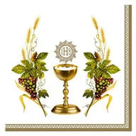 Powieści i opowiadania - SLKO000402 SERWETKI LUNCH KOMUNIA 000402 - miniaturka - grafika 1