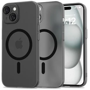 Etui TECH-PROTECT MagSlim Magsafe do Apple iPhone 15 Czarny matowy - Etui i futerały do telefonów - miniaturka - grafika 1
