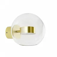Lampy ścienne - Kinkiet CAPRI WALL 1 złoty - LED, aluminium, szkło kod: XCW9148-300 - miniaturka - grafika 1