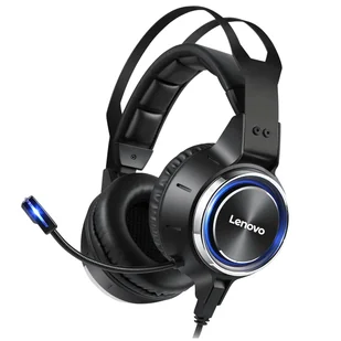 Lenovo HS25 czarny - Słuchawki - miniaturka - grafika 1