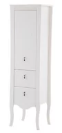 Szafki łazienkowe - ELISABETH Elisabeth 800 szafka łazienkowa, drewno, malowane na biało, 35 x 45 x 155 cm 800 - miniaturka - grafika 1